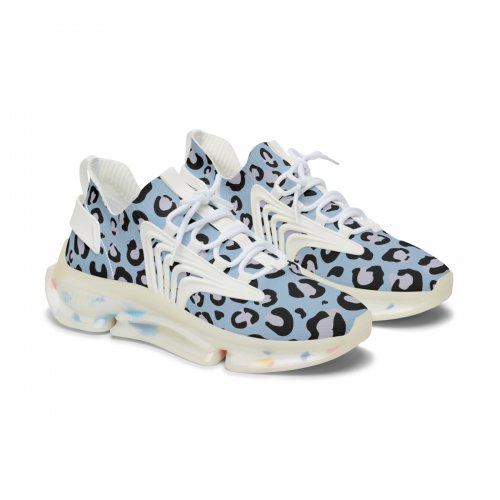 Mama blue leopard sneakers 