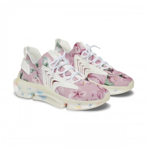 Mama pink flowers sneakers 