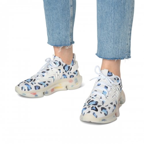 Mama sneakers blue cow