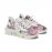 Pink flower sneakers 
