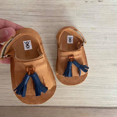 Taba with Blue detail Sandals