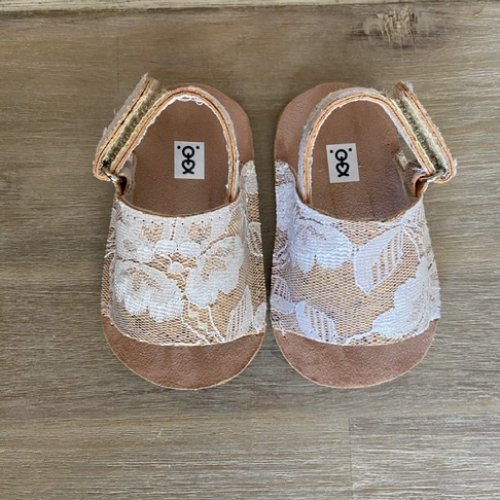 Lace and cork Sandals 