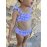 baby girls violet tie back bikini set